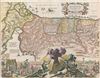 1682 Stoopendaal Keur Map of Israel, Palestine or the Holy Land