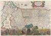 1702 Visscher Stoopendaal Map of Israel, Palestine or the Holy Land