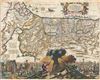 1702 Stoopendaal Map of Israel, Palestine or the Holy Land