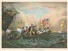1889 Kurz and Allison View of the Naval Battle of Lake Erie (War of 1812)