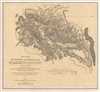 1877 Ruger and Anton Map of the Battlefield of Perryville, Kentucky
