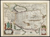 1642 Blaeu Map of Persia (Iran)