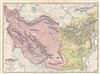 1892 Rand McNally Map of Persia and Afghanistan