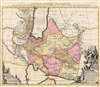 1705 Adriaan Reland Map of the Persian Empire