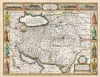 1626 John Speed 'carte á figures' Map of Persia, Afghanistan and Pakistan