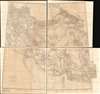 1902 Survey of India Large Scale Map of Persia