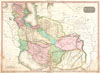 1818 Pinkerton Map of Persia ( Iran, Afghanistan )