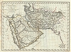 1818 Mollo Map of Persia and Arabia