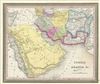 1850 Mitchell Map of Persia, Arabia and Afghanistan
