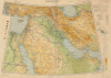 1945 War Office Map of Arabia, Persian Gulf Region, World War II