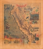 1947 Hebrard Pictorial Map of Peru