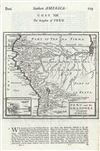 1701 Moll Map of Peru, Ecuador, Bolivia, Brazil
