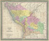 1850 Mitchell Map of Peru and Bolivia