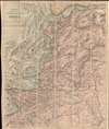 1897 Stanford Map of Northern Pakistan and eastern Afghanistan: Peshawar