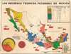 1965 Gutierrez Infographic Map of Mexico and the Mexican Fishing Industry
