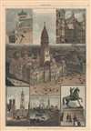 1884 Schell / Harpers View of Philadelphia City Hall