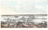 1850 Hill / Smith Bird's-Eye View of Philadelphia