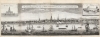 1761 London Magazine View of Philadelphia, Pennsylvania (after George Heap)