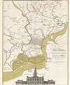 1777 Lotter / Faden / Scull / Heap map of Philadelphia and its Vicinity