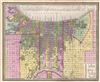 1850 Mitchell Map Philadelphia, Pennsylvania