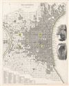1840 S.D.U.K. Map of Philadelphia, Pennsylvania