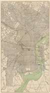 1916 Wanamaker Map of the City of Philadelphia