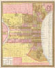1846 Street Map or Plan of Philadelphia, Pennsylvania