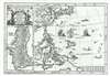 1702 Scherer Map of the Philippine Islands (Philippines) and Guam