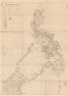 1941 Imperial Japanese Survey WWII Map of the Philippines (before invasion)