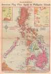 1944 Van Swearingen and Minneapolis Morning Tribune Map of the Philippines