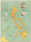 1961 Caltex 'Philippinescope' Pictorial Map of the Philippines
