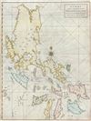 1748 Anson Chart of Map of the Philippine Islands