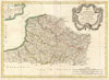1771 Bonne Map of Picardy, Artois and French Flanders, France