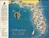 1954 Mayo Pictorial Map of Florida