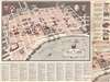 1965 Derdeyn Pictorial Map of the French Quarter (Vieux Carre), New Orleans