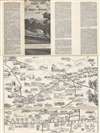 1942 Ruth Pictorial Map of Northern Colorado and Estes Park