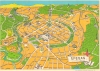 1990 Armenian Traveler's Encyclopedia Pictorial Map of Yerevan, Armenia