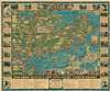 1934 Goff Pictorial Map of Cape Ann, Massachusetts