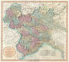 1799 Cary Map of Piedmont,  Italy ( Milan, Genoa )