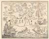 1911 Jack B. Yeats Pictorial Map of Pirate Island