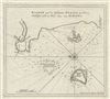 1728 Van Keulen Map of Pisang Islands on the West Coast of Sumatra, Indonesia