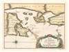 1750 Bellin Map or Plan of Bombay (Mumbai), India