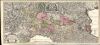 1734 Seutter Three-Sheet Map of the Po River Valley, Northern Italy