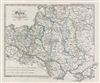 1854 Spruner Map of Poland  to 1795