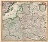 1682 De Wit Map of Poland and Lithuania