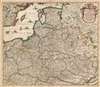 1680 De Wit Map of Poland and Lithuania