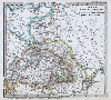 1862 Stieler Map of Poland and Hungary