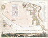 1832 S.D.U.K. City Plan or Map of Pompeii, Italy