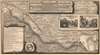 1785 Piranesi Ichnographic City Map or Plan of Ancient Pompeii, Italy