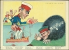 1940 Korkin Russian Lubok Satirical Look at the Battle of Port Arthur